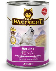 Wolfsblut VetLine Renal Csirke Édesburgonyával Konzerv nedves kutyatáp 395 g