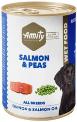 Amity Hypoallergen Salmon-Peas Kutya Konzerv 400 g - webshop