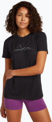 icebreaker Női trekking póló icebreaker Merino 150 Tech Lite SS Tee Sparkling Stars black