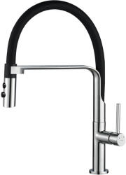 Kuchinox Siluetto baterie bucătărie pe picior crom-negru BQU_778D (BQU778D)