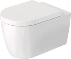 Duravit ME by Starck vas wc cu capac soft-close agăţat fără margine alb lucios 490709AAA1 (490709AAA1)