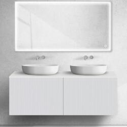Oltens Lun Rila dulap 140x44.7x52 cm sub chiuveta pe perete alb mat 60039000 (60039000)