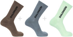 Salomon Șosete Everyday Crew 3-Pack Stormy Weather/Sea Foam/Mustang L