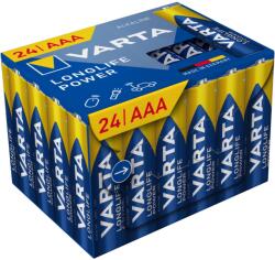 VARTA alkáli AAA elemek LR03 Longlife Power, 24 db L-BAT0358 (BAT0358)