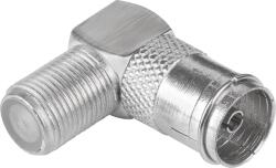 LTC Priză TV unghiulară din metal LTC F L-ZLA0980LX (ZLA0980LX)