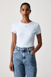 Tommy Jeans tricou basic pentru femei din bumbac cu elastan PPYH-TSD04G_50B (DW0DW17383)