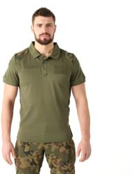 Helikon-Tex Military galléros póló, Olive Green/PL Woodland
