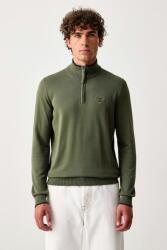 Aeronautica Militare férfi pamut pulóver - zöld M - answear - 48 990 Ft