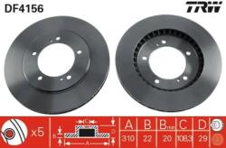 TRW Féktárcsa szellőző Ø310mm DF4156