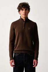 Aeronautica Militare férfi pamut pulóver - barna M - answear - 48 990 Ft