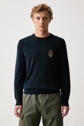 Aeronautica Militare férfi pamut pulóver - sötétkék M - answear - 61 990 Ft