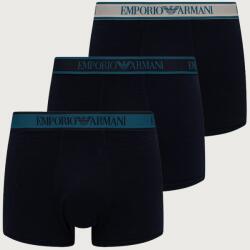 Emporio Armani Underwear férfi boxeralsó pamuttal 3-as csomag - sötétkék L - answear - 21 990 Ft