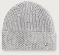 Calvin Klein sapka női gyapjúval - szürke Univerzális méret