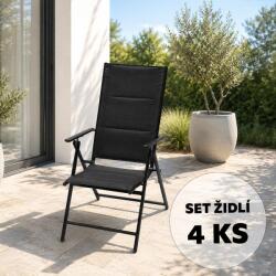  Set 4 scaune de grădină rabatabile AVENBERG TONY