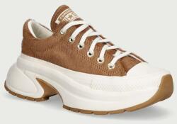 Converse Run Star Crush Pony Hair női bőr teniszcipő - barna Női 39