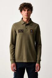 Aeronautica Militare hosszúujjú férfi pamut - zöld M - answear - 45 990 Ft