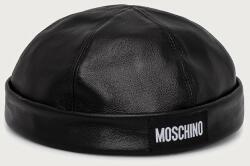 Moschino sapka férfi bőr - fekete Univerzális méret