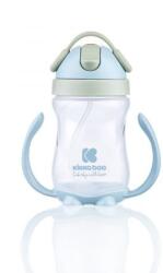 KikkaBoo Pahar anti-vărsare cu pai, 300 ml, albastru 31302030046