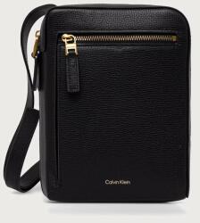 Calvin Klein férfi bőr tasak - fekete Univerzális méret