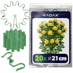 Kadax 20db Növénybilincs Fogantyú 6 mm Virágtámasz Hortenzia Bazsarózsa Fű (K16264_1)