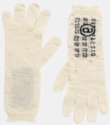 MM6 Maison Margiela gyapjú kesztyű - bézs S