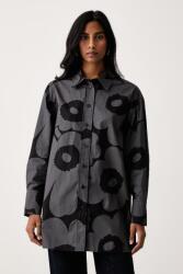 Marimekko női pamut ing - fekete 42