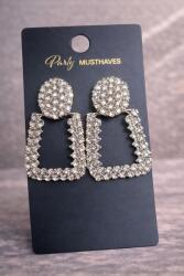  Party Musthaves női fülbevaló - kristályos, elegáns, lógós (А281)