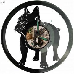 Evevo Francia Bulldog Az Ön fényképe Kutya Falióra Személyre szabott Ajándék (W0034)