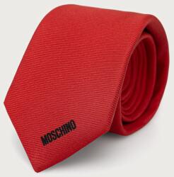 Moschino férfi selyem nyakkendő - piros Univerzális méret - answear - 32 990 Ft