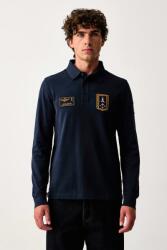 Aeronautica Militare hosszúujjú férfi pamut - sötétkék M - answear - 45 990 Ft