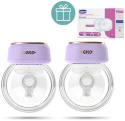 Neno Duo elektromos anyatej-lefejő Sole Twin + CHICCO Melltartóbetétek 30db