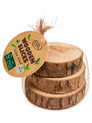  Nyárfa szelet fi 8-12 cm vastagság 2 cm 3 db (3001870)