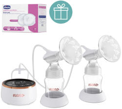 Neno Bella Twin Moon duo elektromos anyatej-lefejtő + CHICCO Melltartóbetét 30db