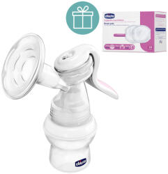 Chicco Natural Feeling manuális anyatejlefejő + CHICCO Melltartóbetét 30db