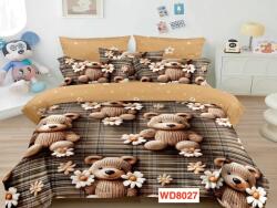 Super Design Pucioasa Lenjerii de pat cu imprimeu 5D, cearceaf cu elastic, identice cu poza, WD8027 Lenjerie de pat