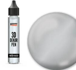 Pentart 3D dekortoll, 30 ml - ezüst