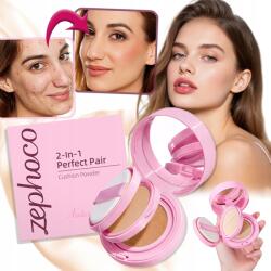 Tnex Brol 2 az 1-ben kompakt púder Magic Perfect Pair - ragyogó, természetes bőr