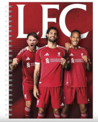 Nebulo Spirálfüzet A5 70 lapos vonalas LIVERPOOL
