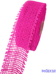  Juta szalag SHL 5cm x 9m zsákszalag - Pink