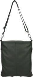 Italia Női bőr crossbody kézitáska Italia Pia - sötétzöld