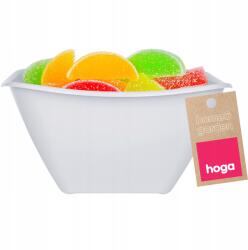 Hoga Tál Salátás Tál Konyhai Műanyag Élelmiszerhez 1, 9L 20cm Szürke (HG1042 JASNO SZARA)
