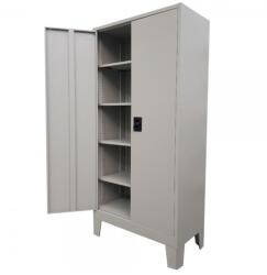 Plus Mobilier Fiset metalic Premium Asamblat 4 rafturi si picioare, 800x350x1920 mm, 50 kg/polita, PLUS gri Fiset metalic 2 4 50 kg Da 800x350x1920 (61004494) Dulap arhivare