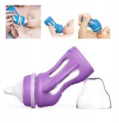  Butelka antykolkowa 180 ml z termokolor i uchwytem delfina (5901421304805)