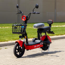 GEELI Scuter electric cu pedale Geeli BEE, 350W, 48V 12Ah, 25 km h fara permis, 2 locuri, autonomie pana la 38 km, CIV RAR inclus (BEE-1)