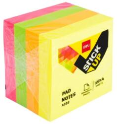 Deli Notes adeziv 51 x 51mm 4 culori neon 400 file DELI (DLEA03303)