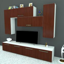Spectral Mobila Living Armonia V4 MDF Cedru - cu manere