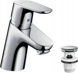 Hansgrohe Focus Mosdó csaptelep Króm EcoSmart ComfortZone 70 Push-Open (Focus)