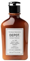 Depot Sampon pentru par gras White Clay Sebum Control 107, 250ml, Depot