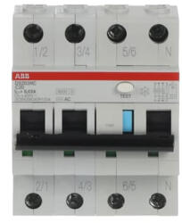 ABB Intrerupator automat diferential 20A 4P curba C 6kA 30mA (EL0070490)