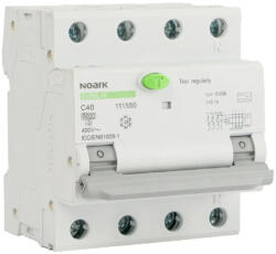Noark Intrerupator diferential RCBO trifazat 10A 300mA 6kA curba C (EL0074948)